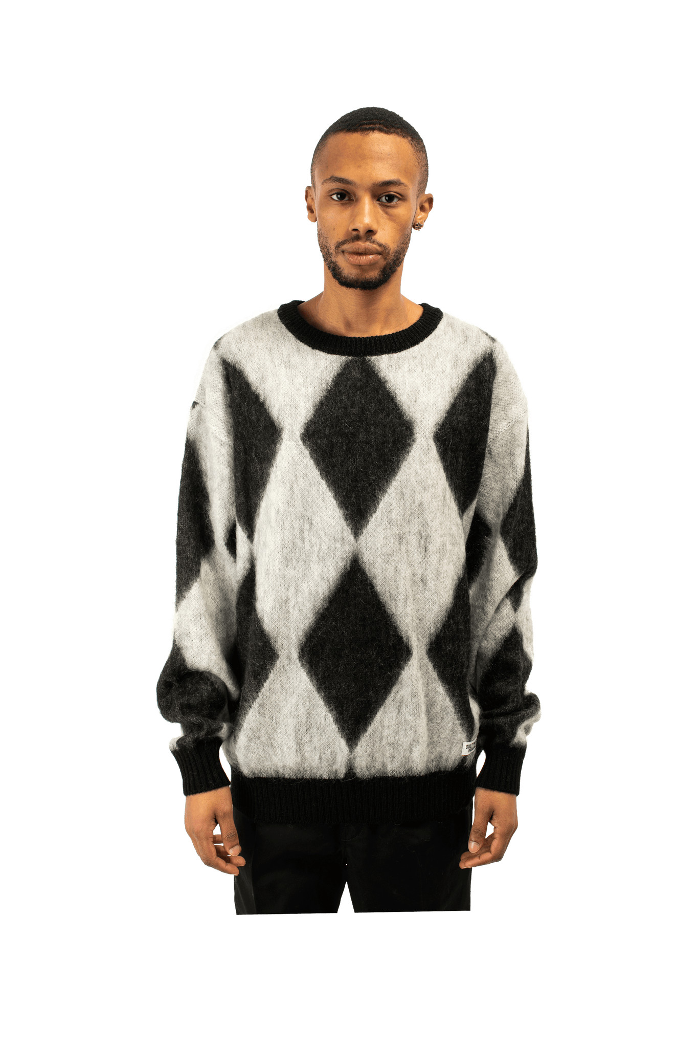 Diamond Mohair Crewneck Sweatershirt