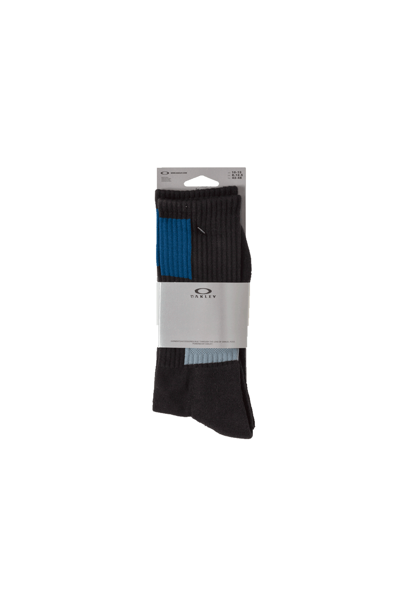 Oakley by Samuel Ross Socks Socks Metal Detail Black 93300-02E#000#C0010#S/M - One Block Down